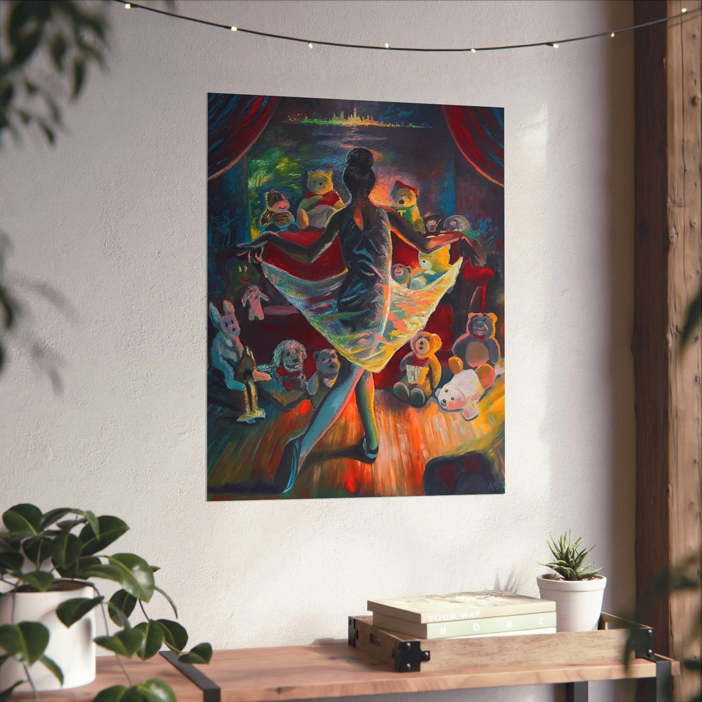 Ballerina Painting | Star of the Show | Matte Vertical Posters