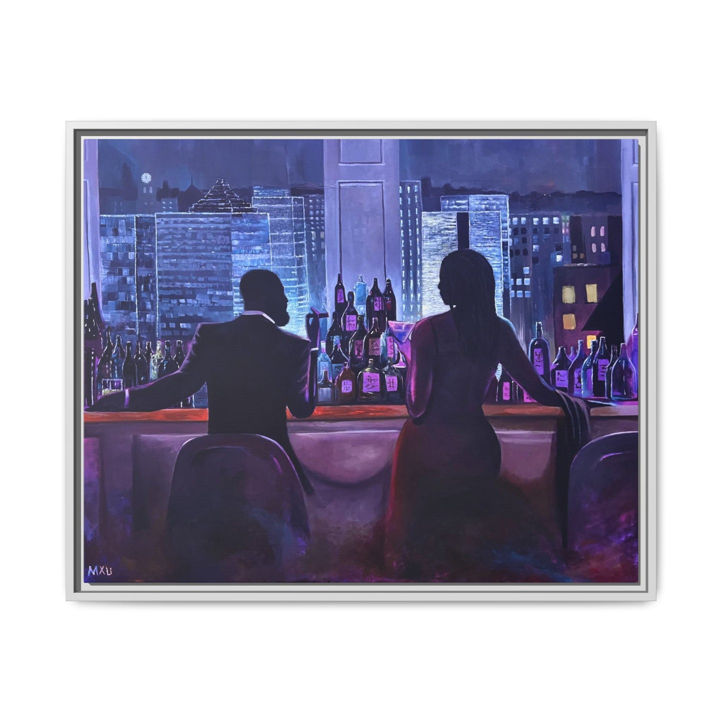 Matte Canvas, Framed (Multi-color)