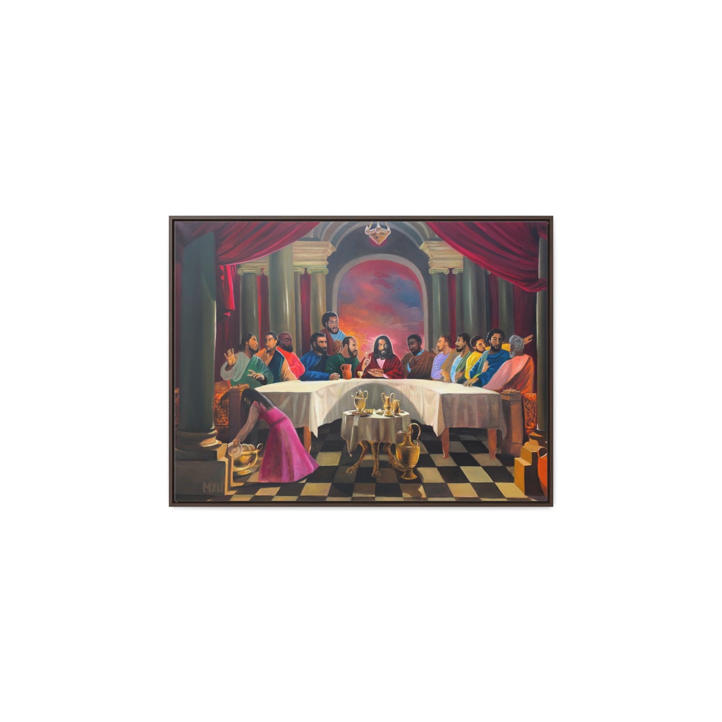 The Last Supper | Framed Canvas Print |Fine Art Collectable