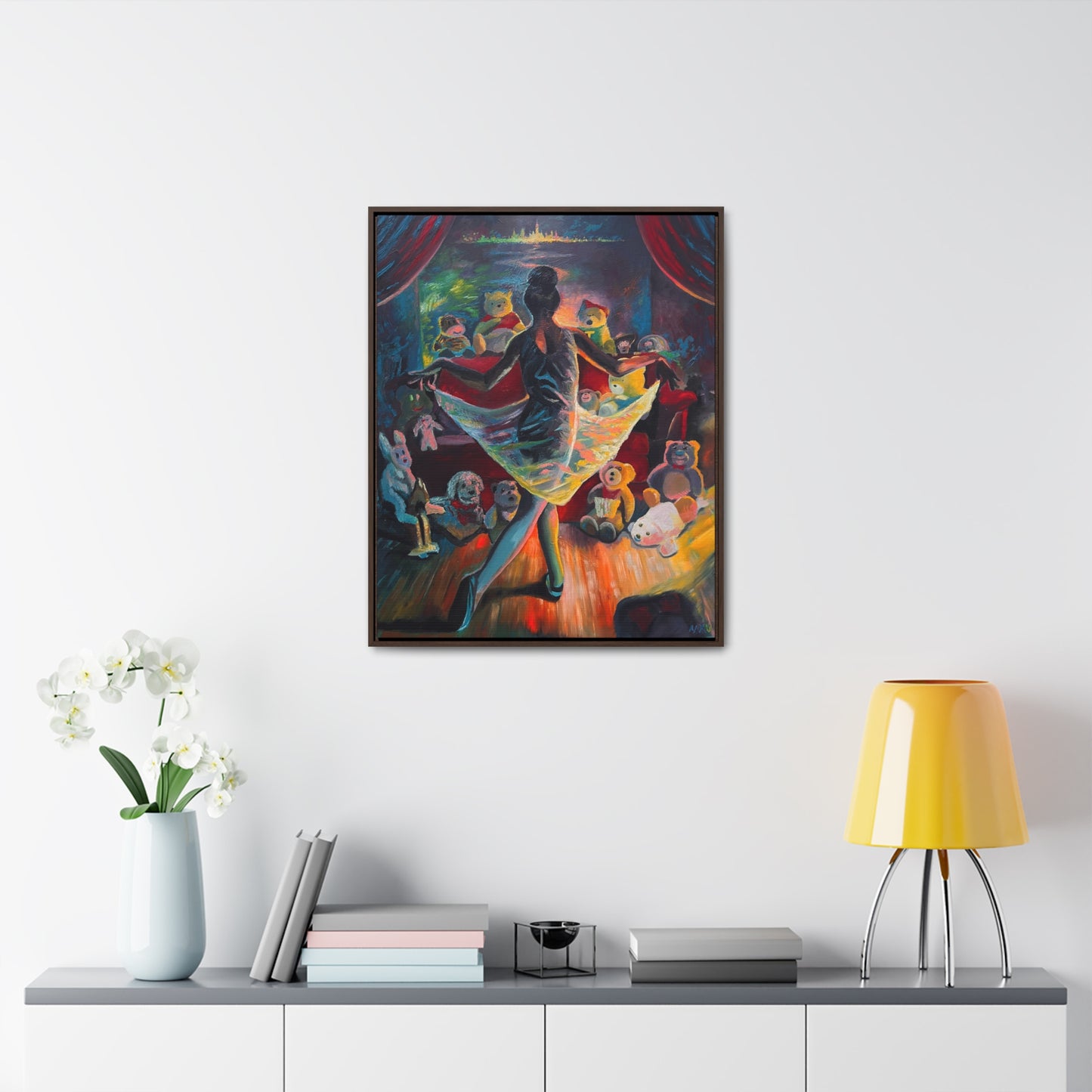 The Star of the Show | Fine Art Collectable | Framed Canvas Print