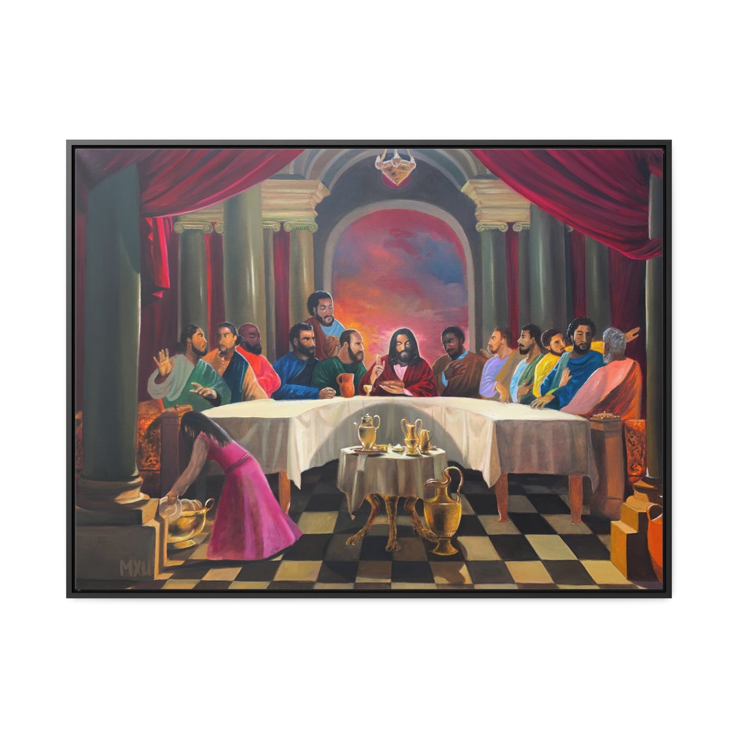 The Last Supper | Framed Canvas Print |Fine Art Collectable