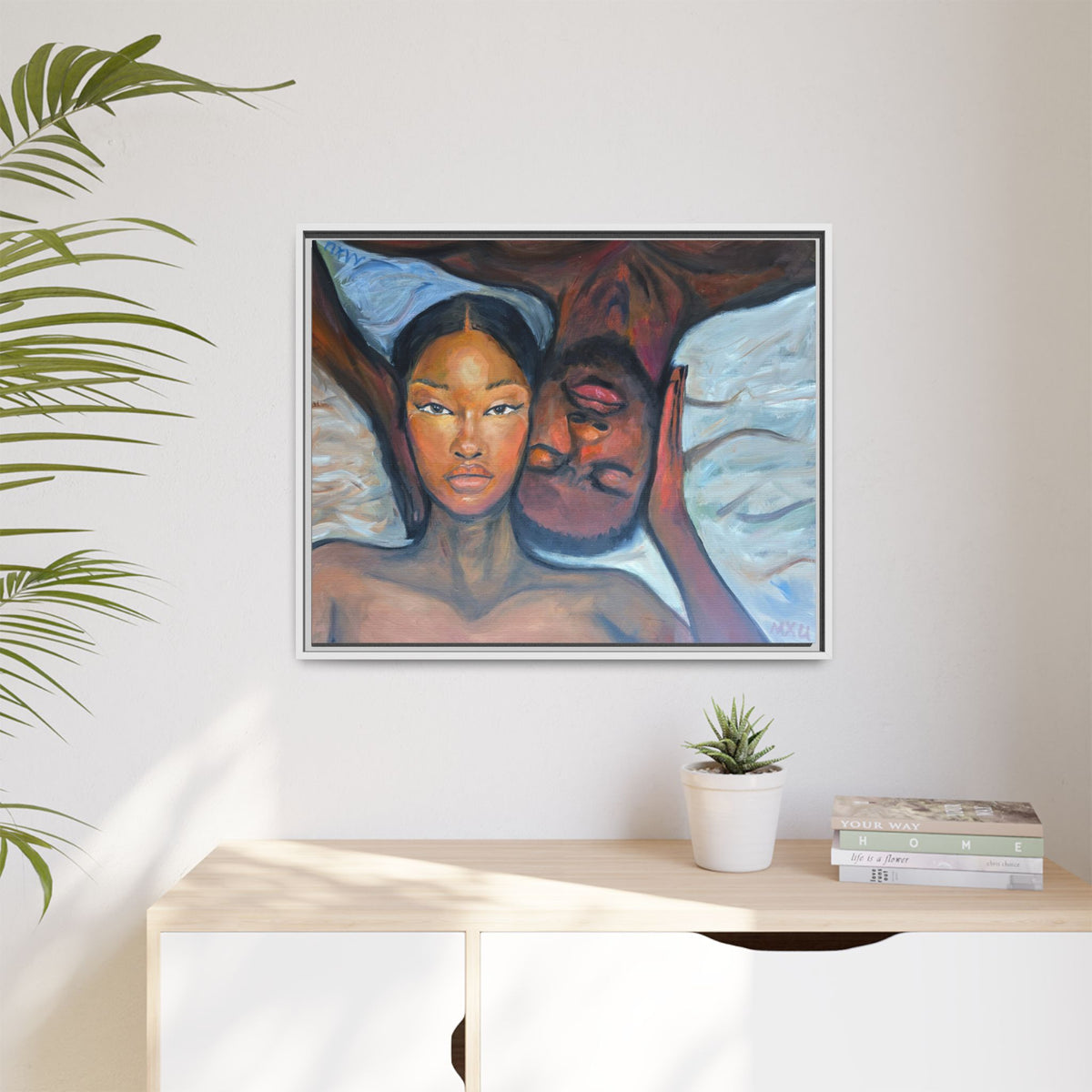 Matte Canvas, Framed (Multi-color)