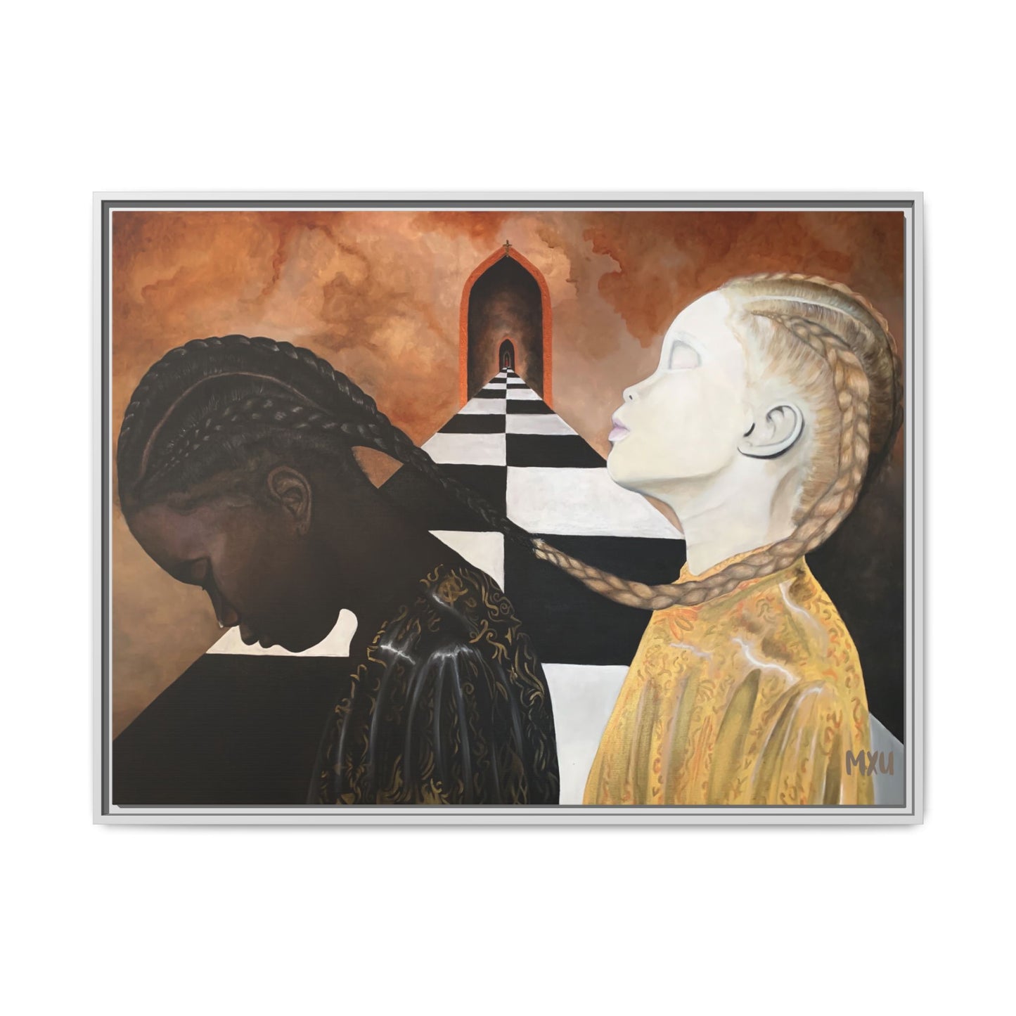 Matte Canvas, Framed (Multi-color)