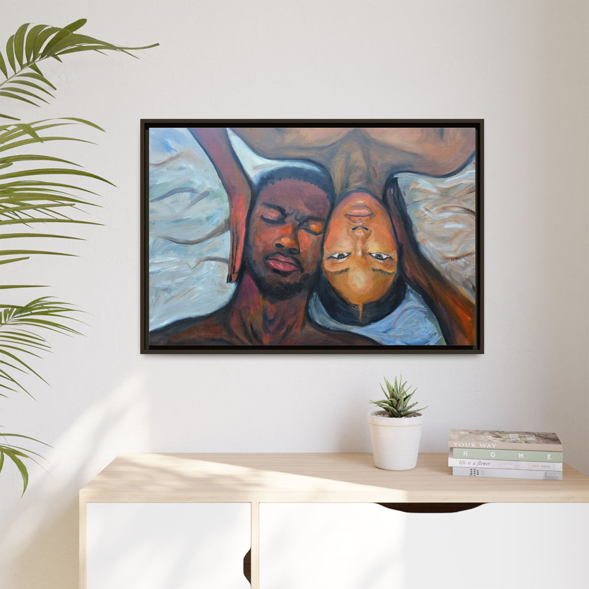 Matte Canvas, Framed (Multi-color)