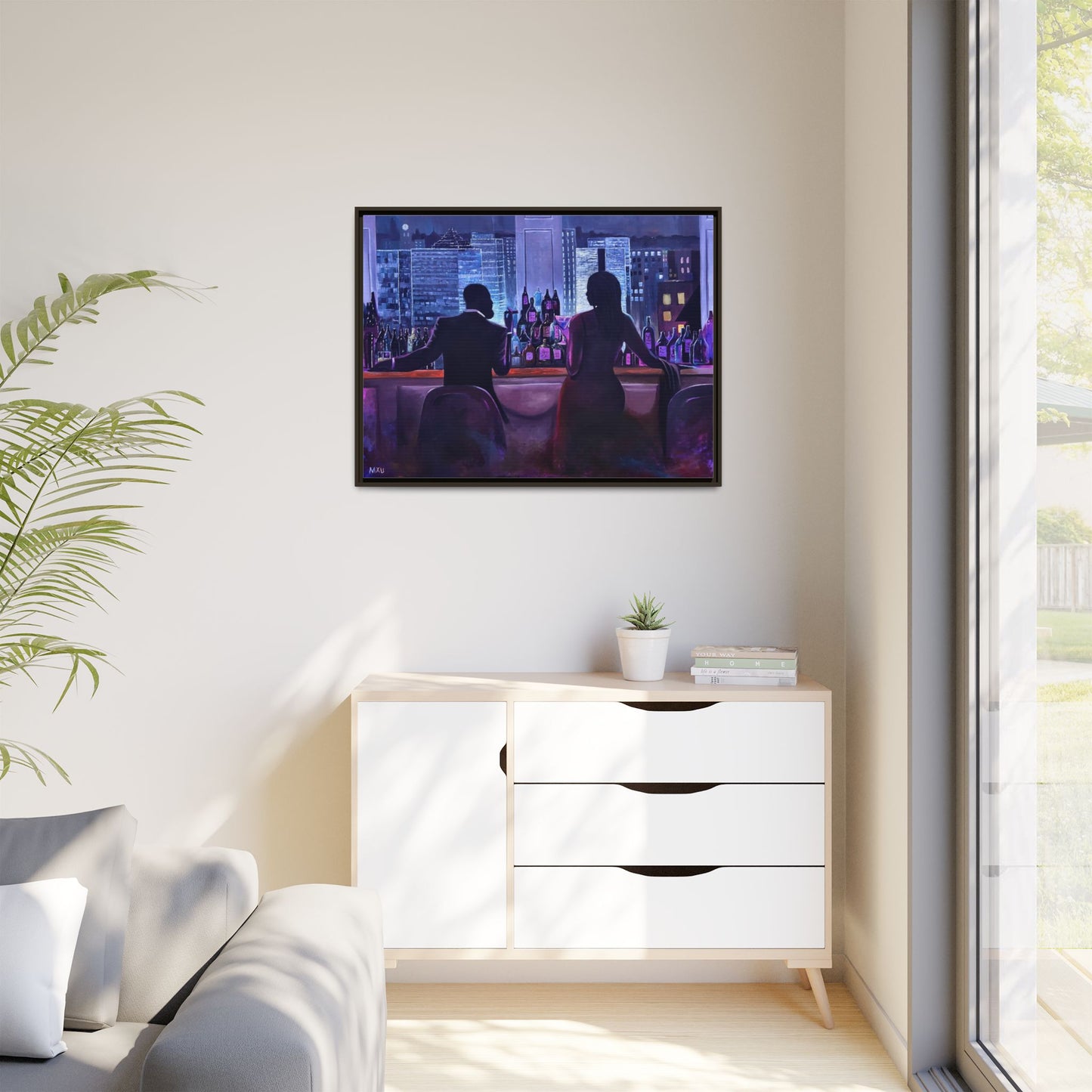 Matte Canvas, Framed (Multi-color)