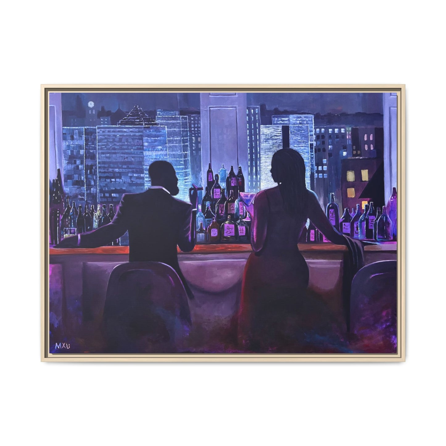Matte Canvas, Framed (Multi-color)
