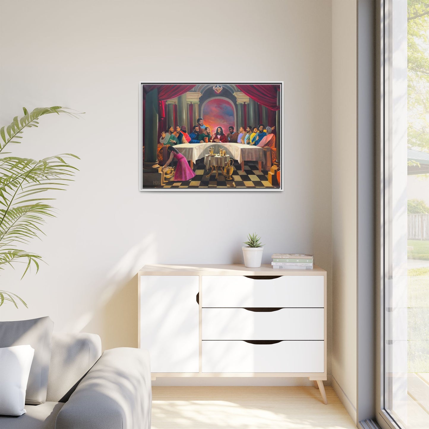 Last Supper Painting on Canvas print