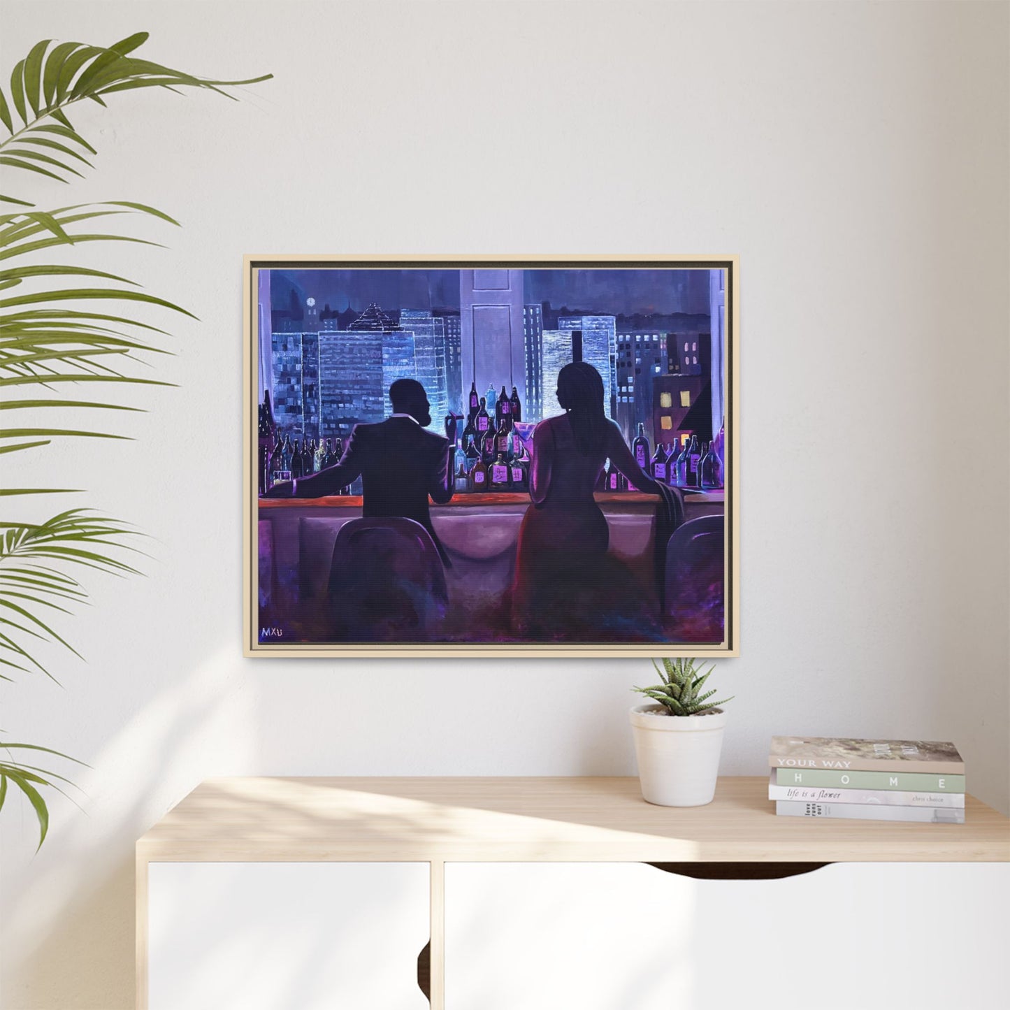 Matte Canvas, Framed (Multi-color)