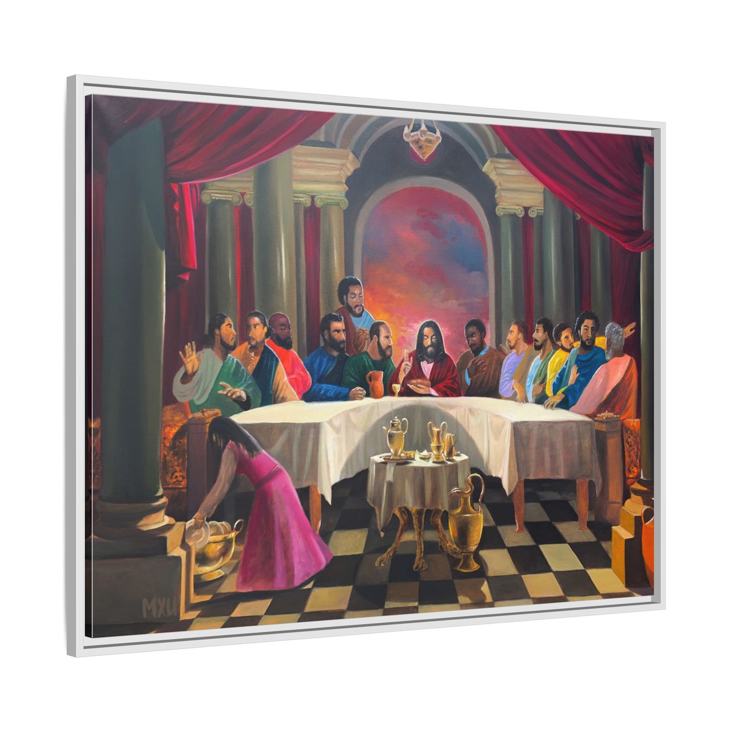 Last Supper Painting on Canvas print