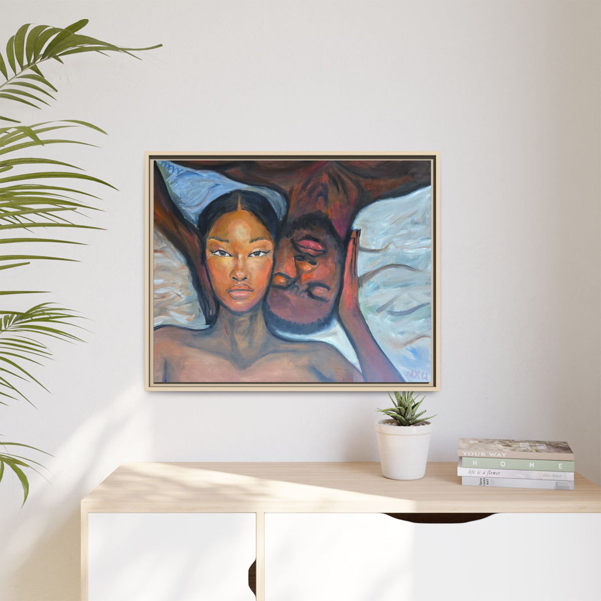 Matte Canvas, Framed (Multi-color)