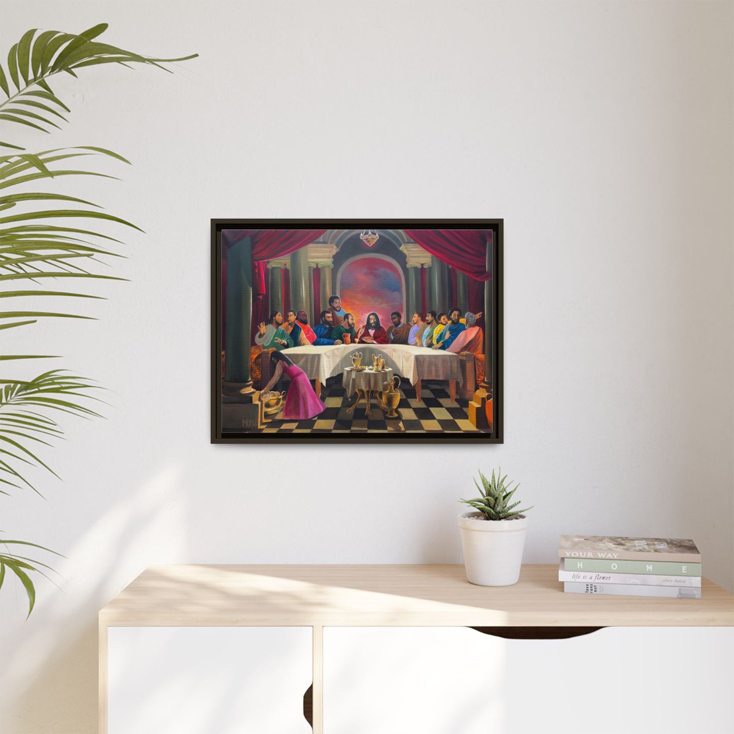 Last Supper Painting on Canvas print