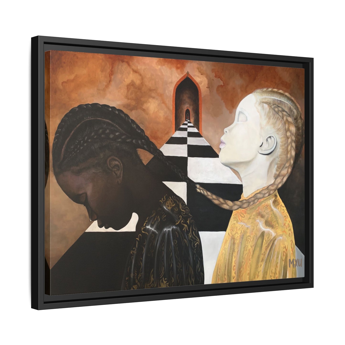 Matte Canvas, Framed (Multi-color)