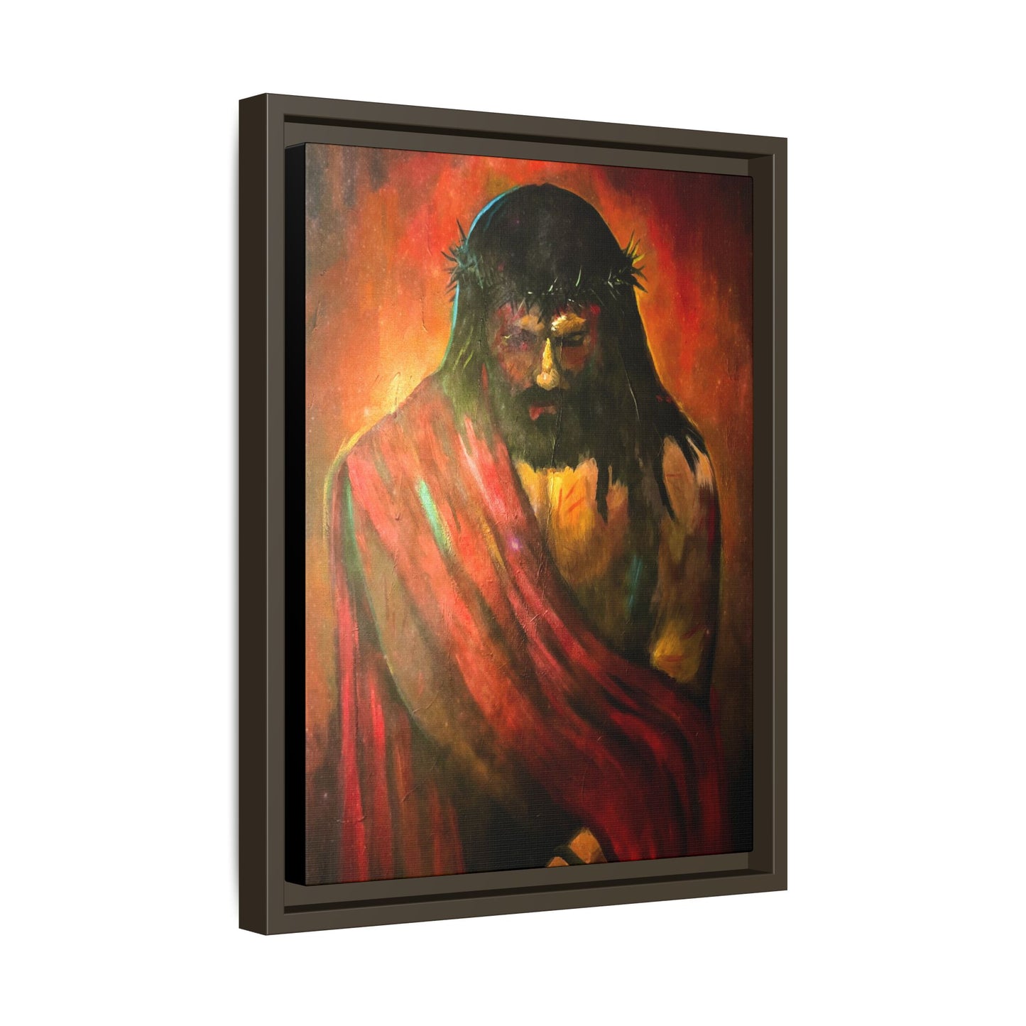 “KING of kings” Matte Canvas, Framed (Multi-color)