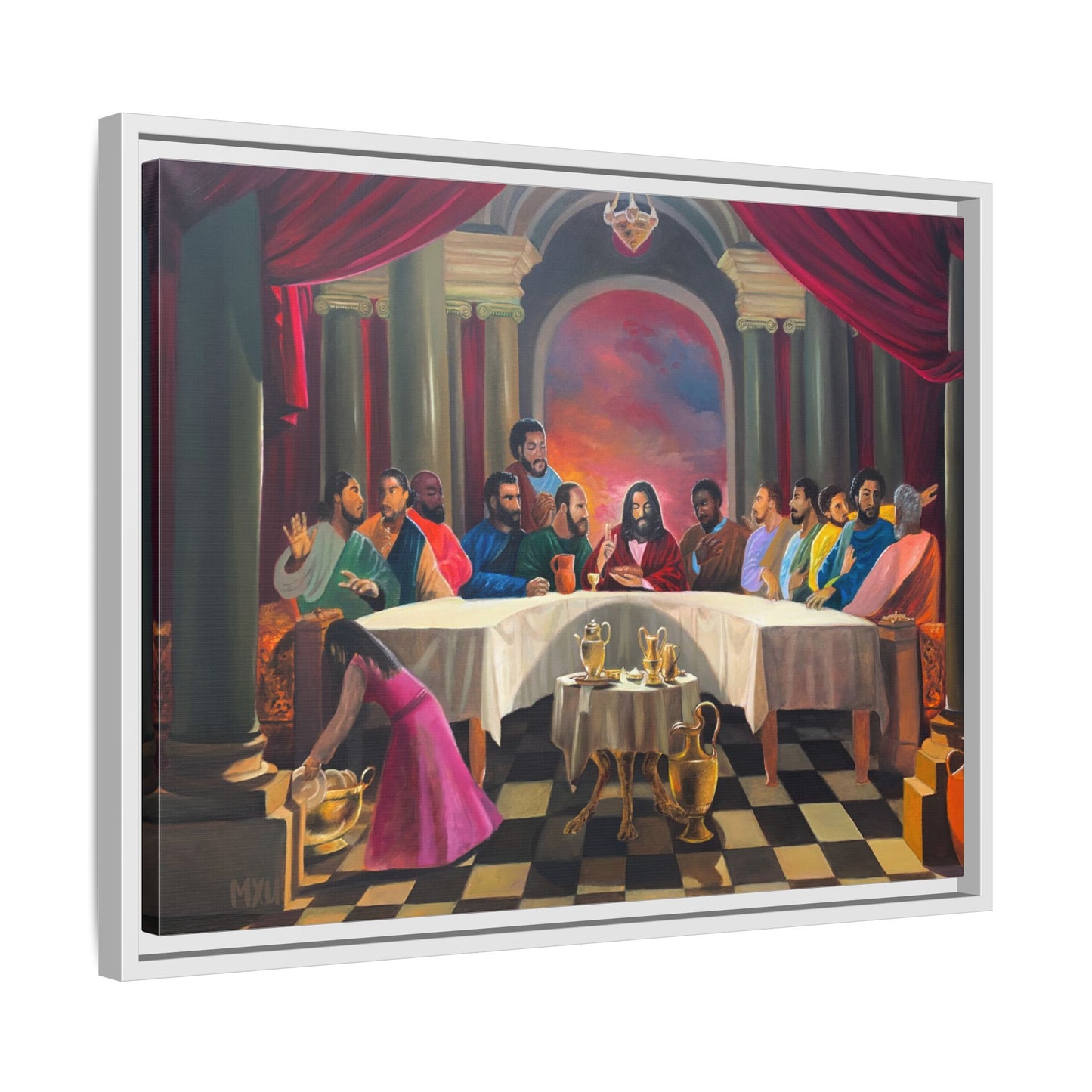 Last Supper Painting on Canvas print