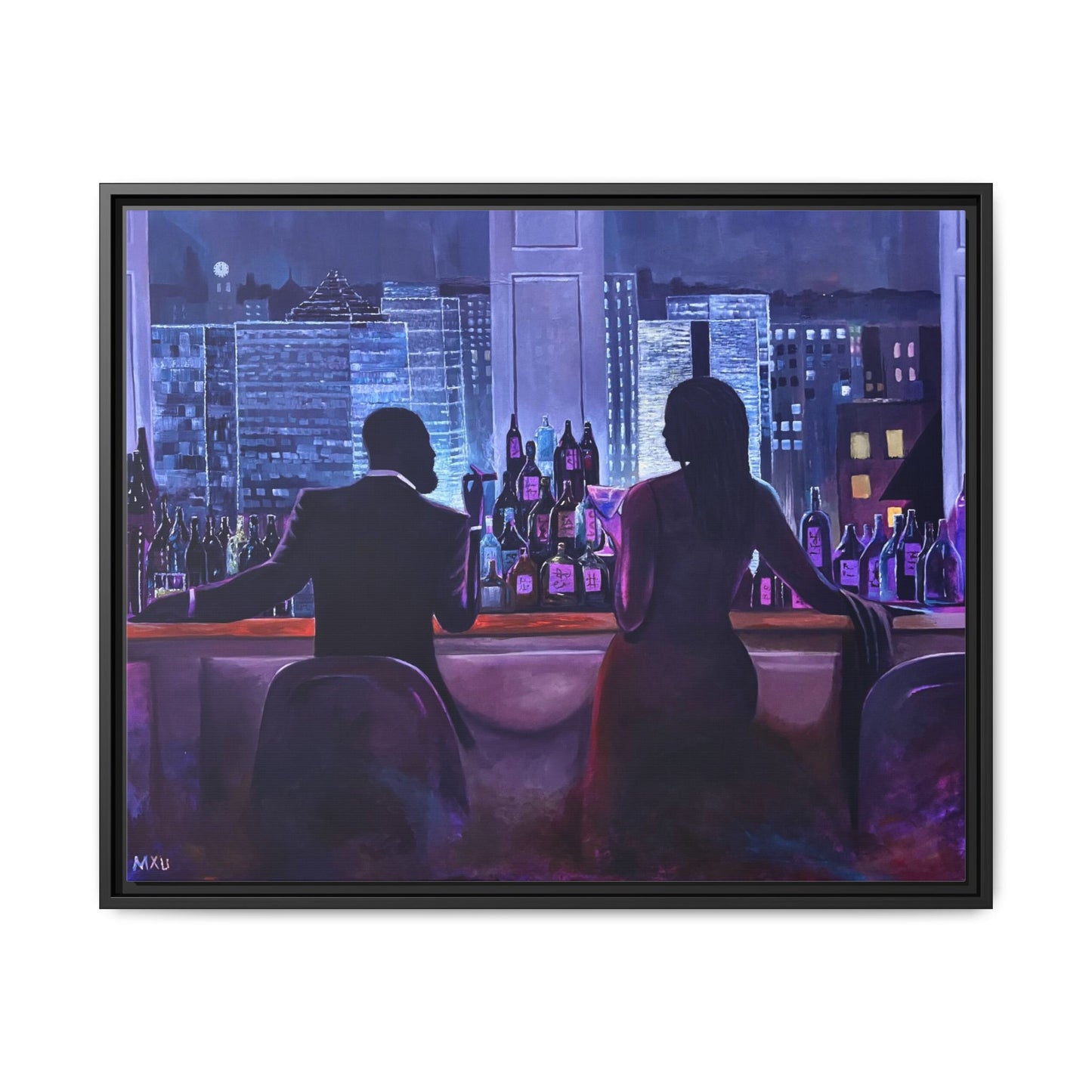 Matte Canvas, Framed (Multi-color)