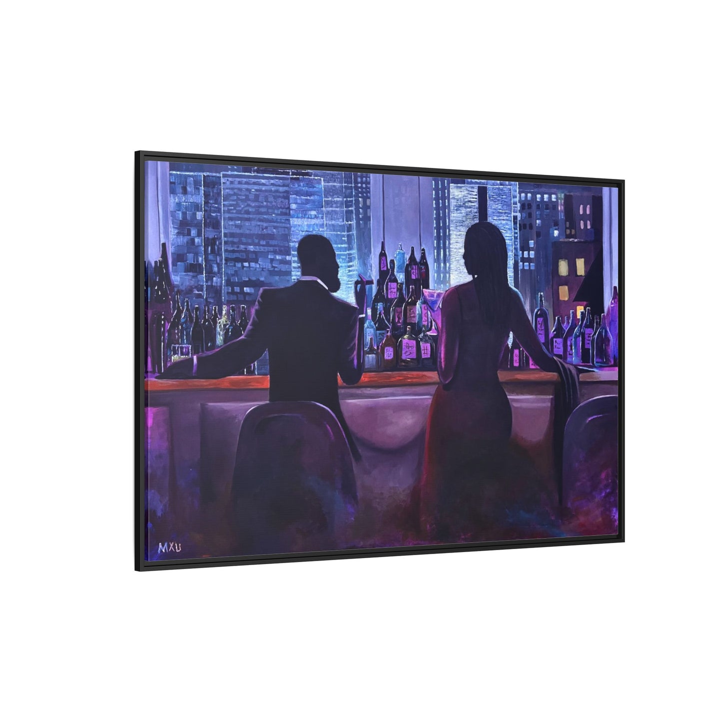 Matte Canvas, Framed (Multi-color)