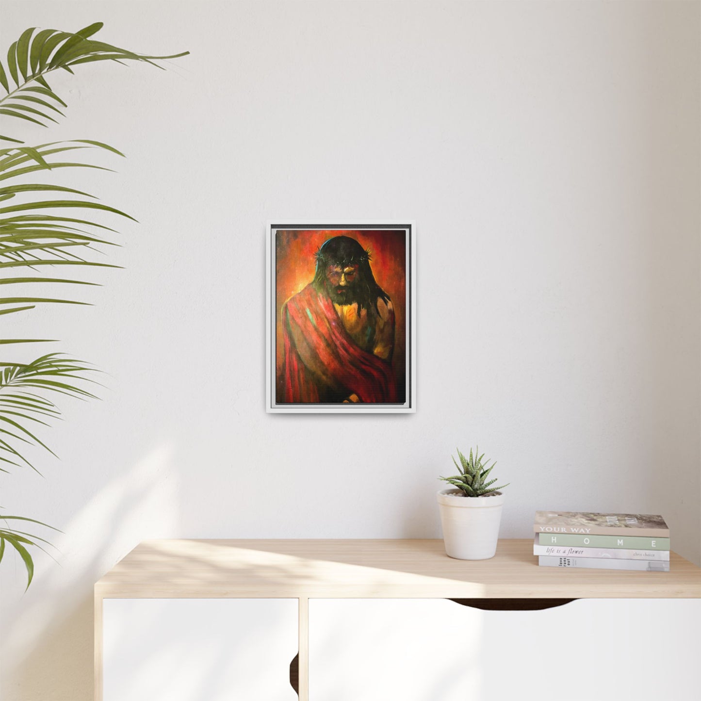 “KING of kings” Matte Canvas, Framed (Multi-color)