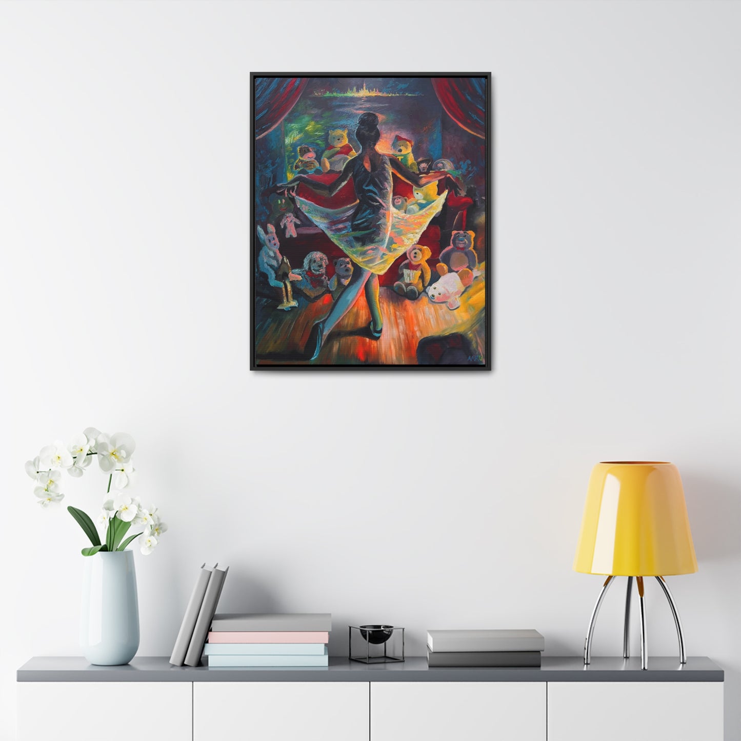 The Star of the Show | Fine Art Collectable | Framed Canvas Print