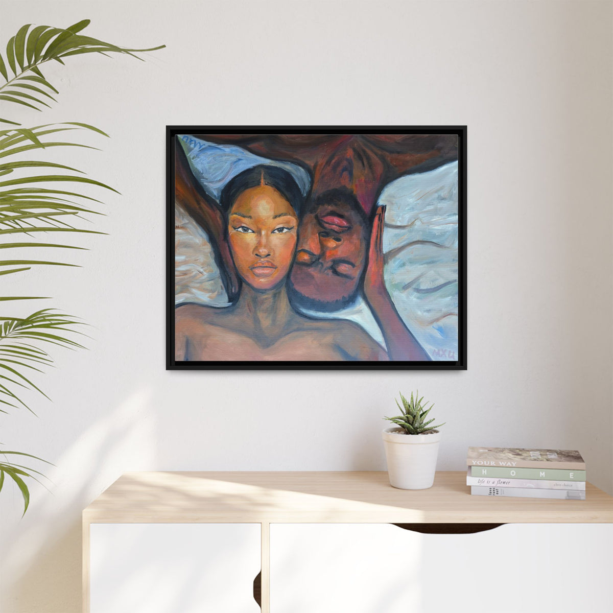 Matte Canvas, Framed (Multi-color)
