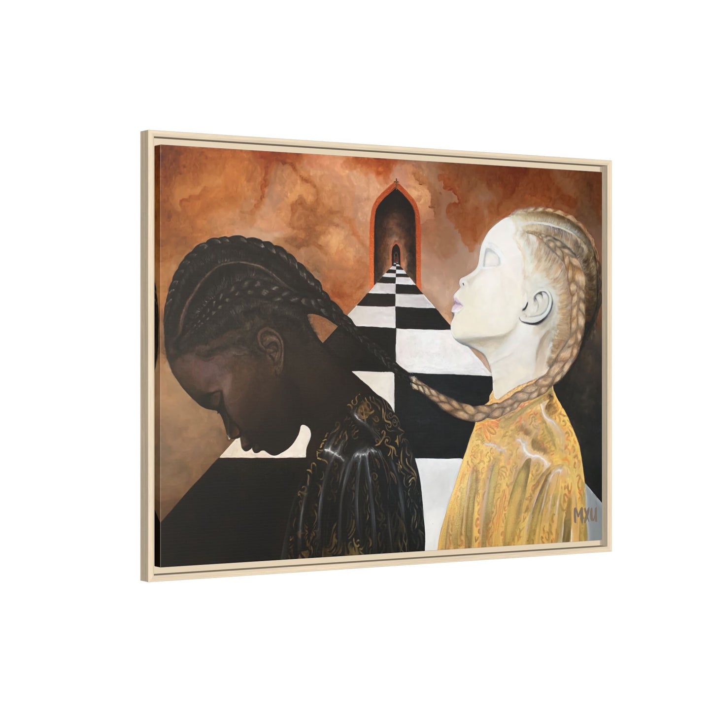 Matte Canvas, Framed (Multi-color)