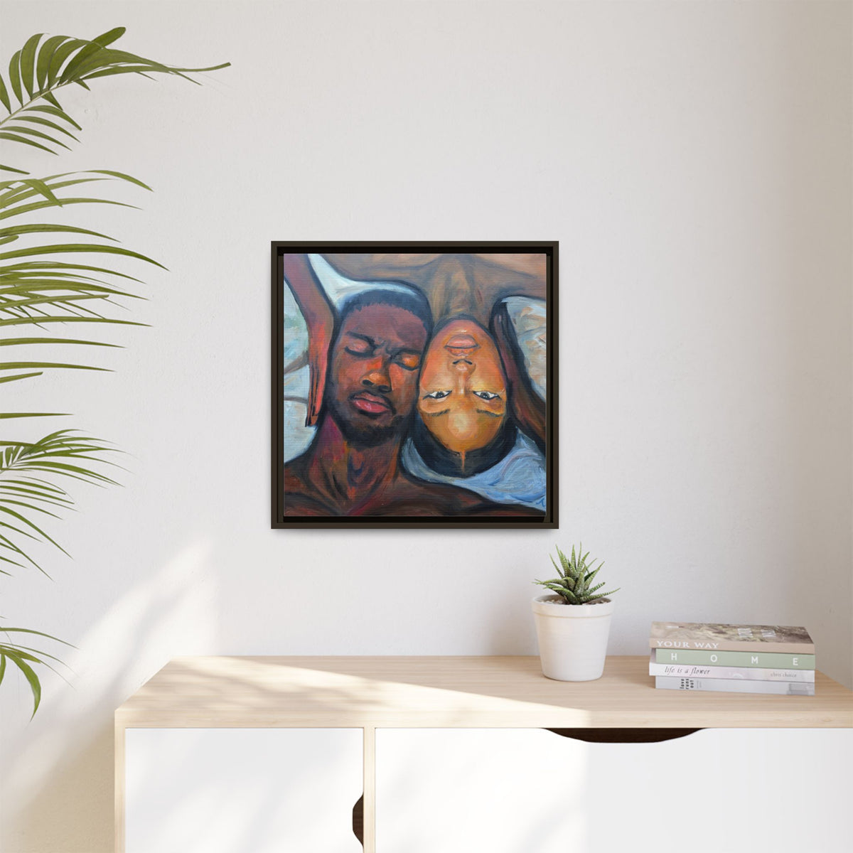 Matte Canvas, Framed (Multi-color)