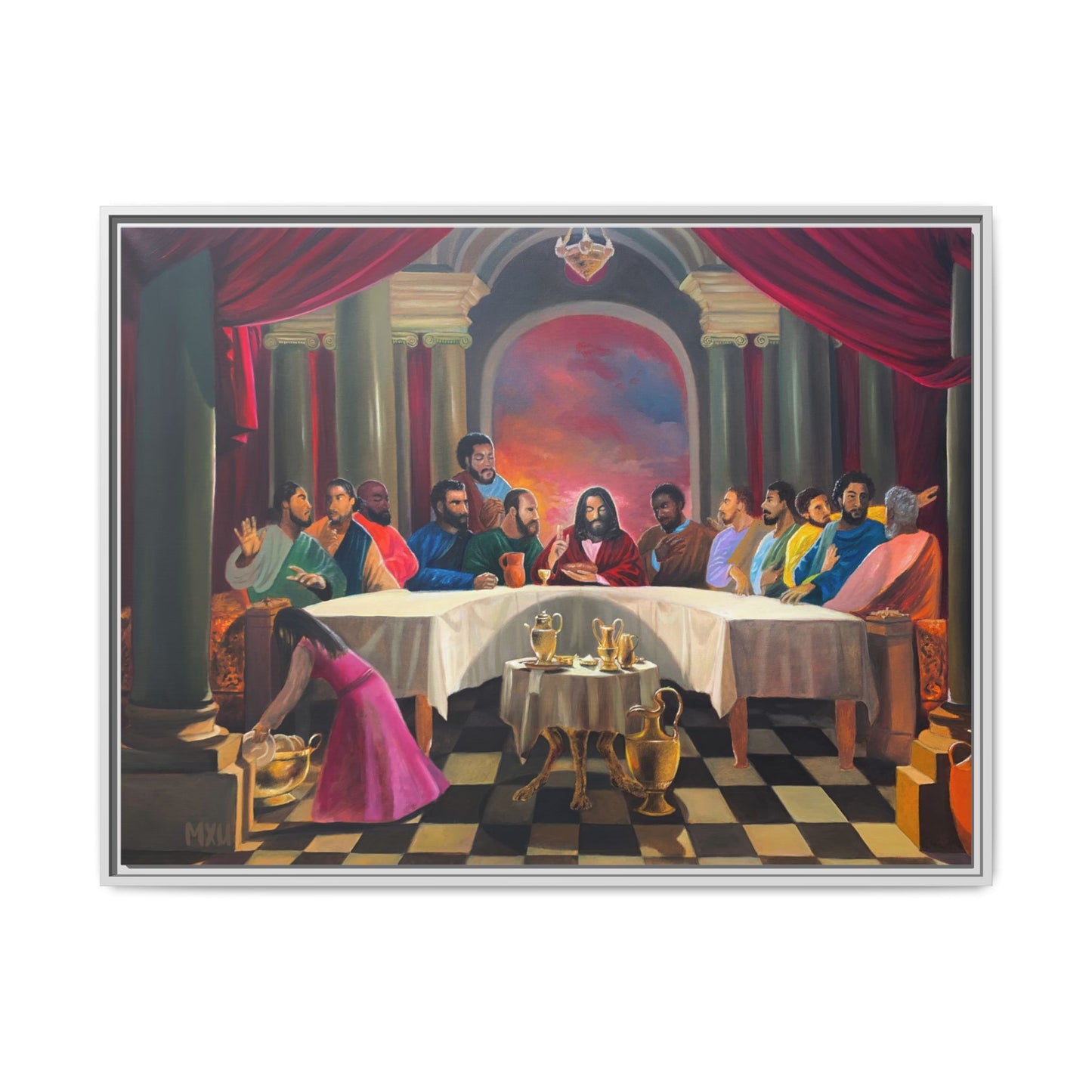 Last Supper Painting on Canvas print