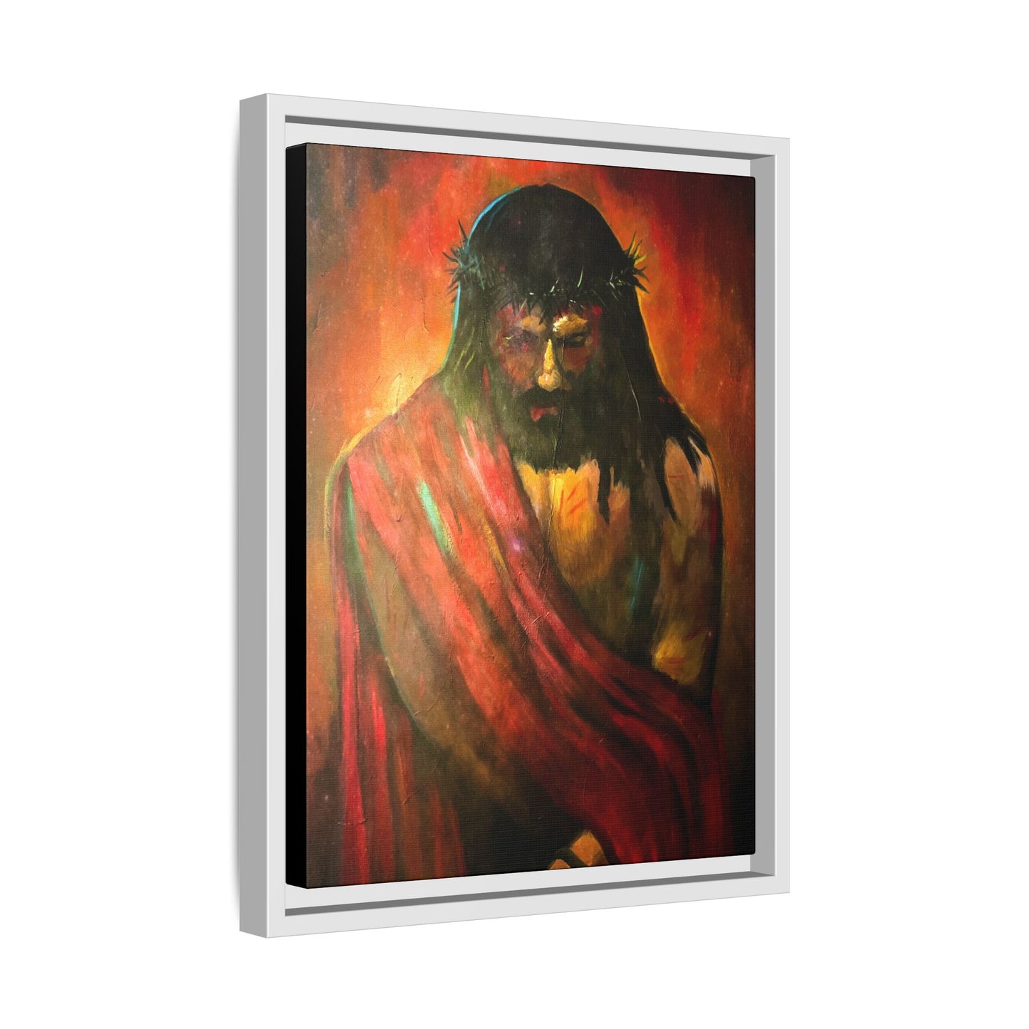 “KING of kings” Matte Canvas, Framed (Multi-color)