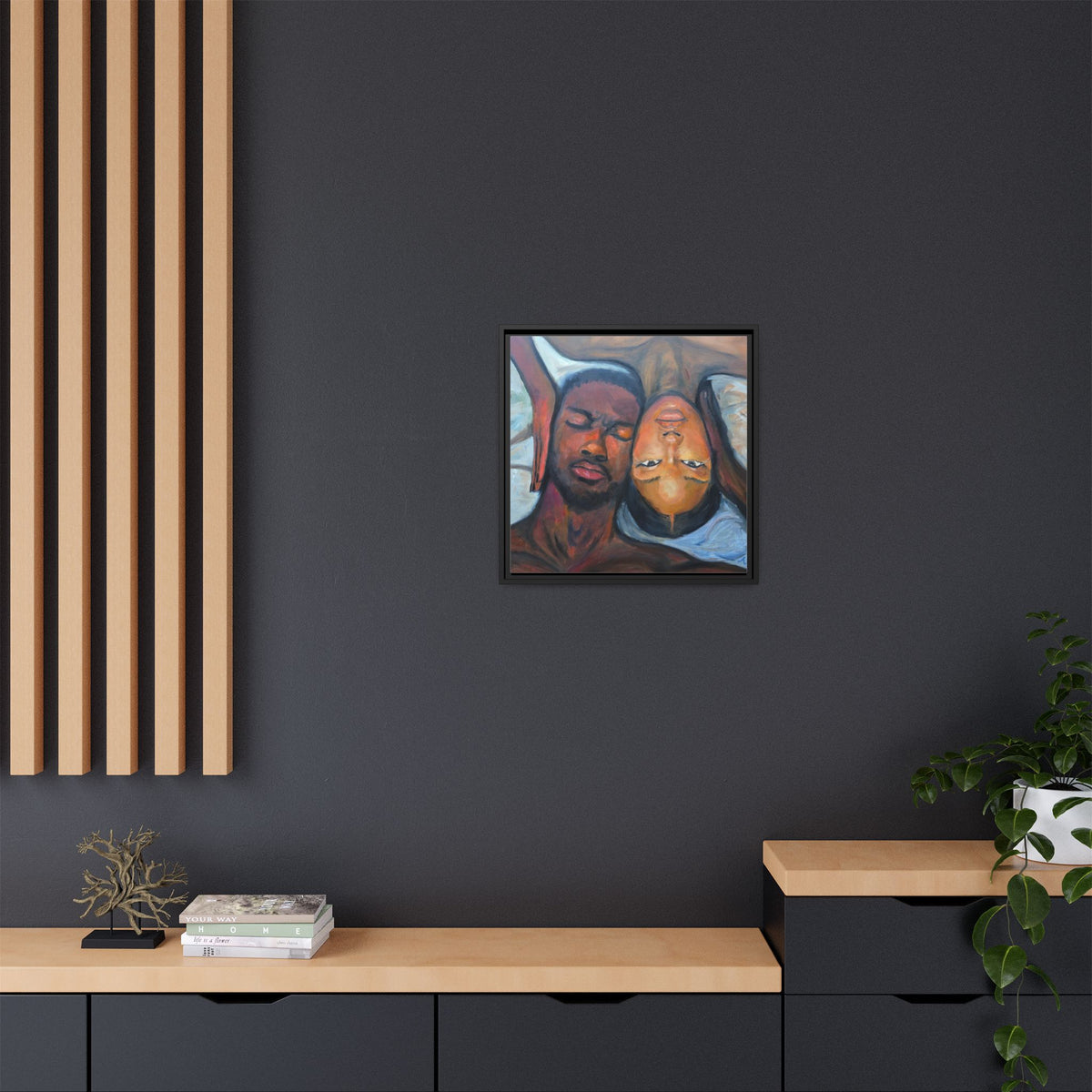 Matte Canvas, Framed (Multi-color)
