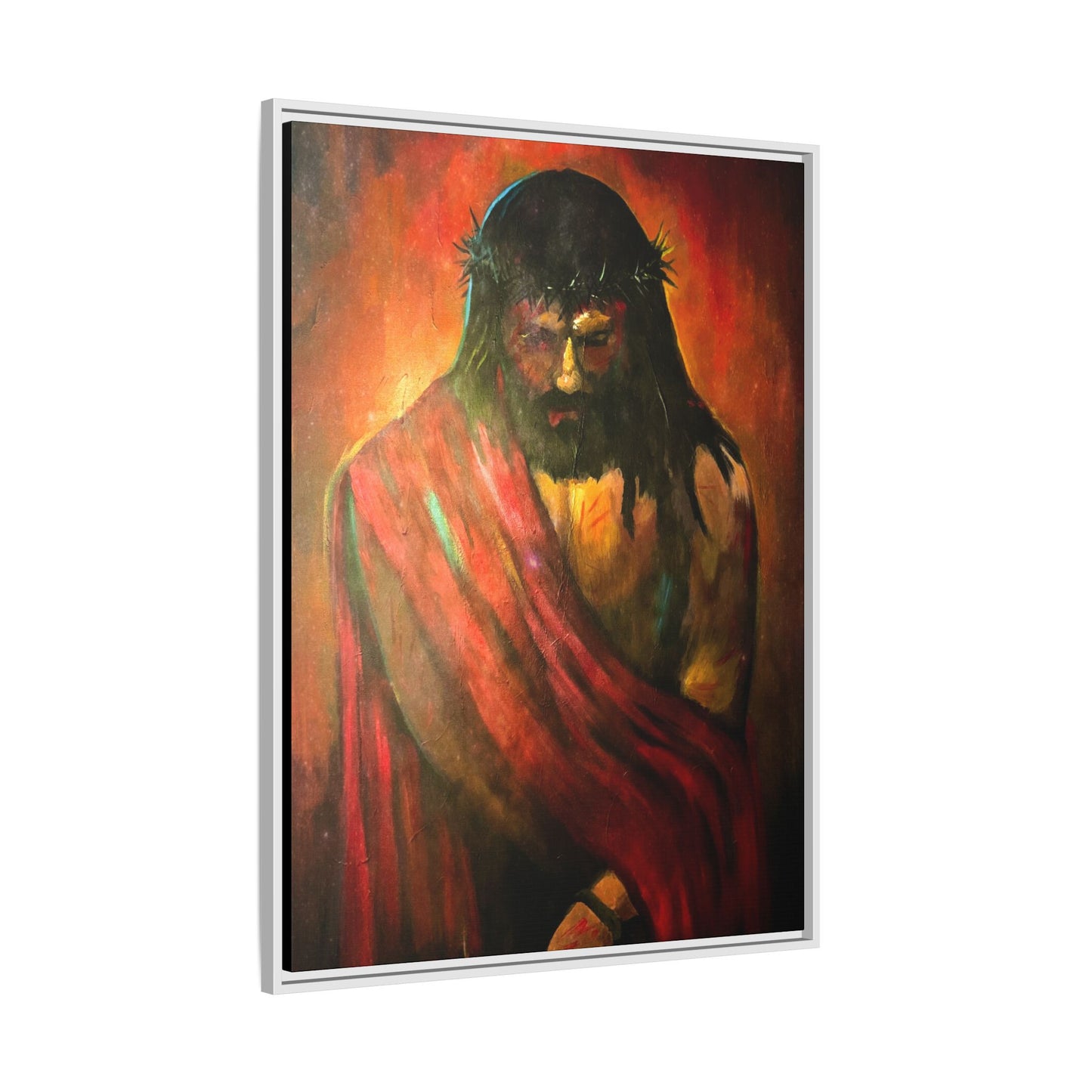 “KING of kings” Matte Canvas, Framed (Multi-color)