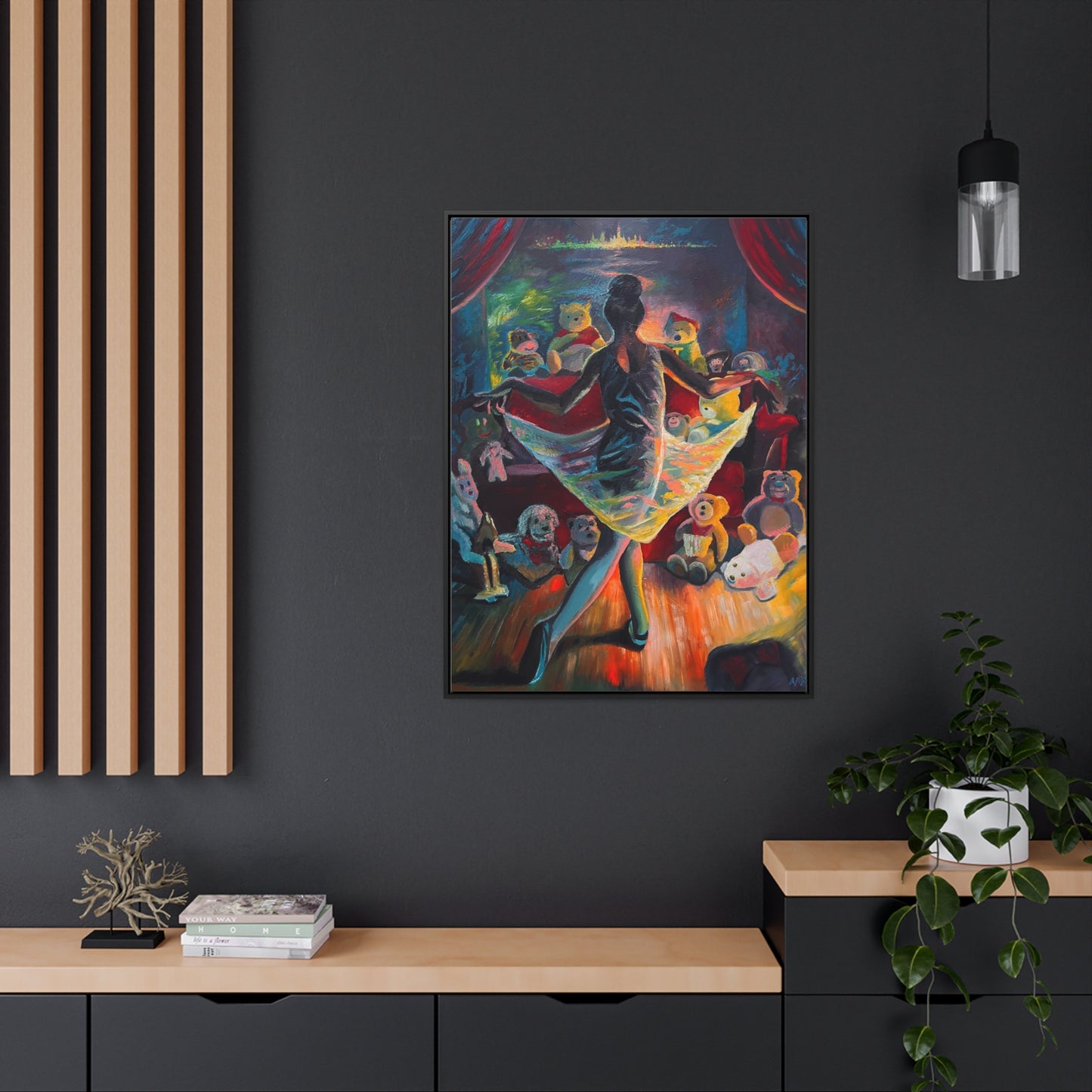 The Star of the Show | Fine Art Collectable | Framed Canvas Print