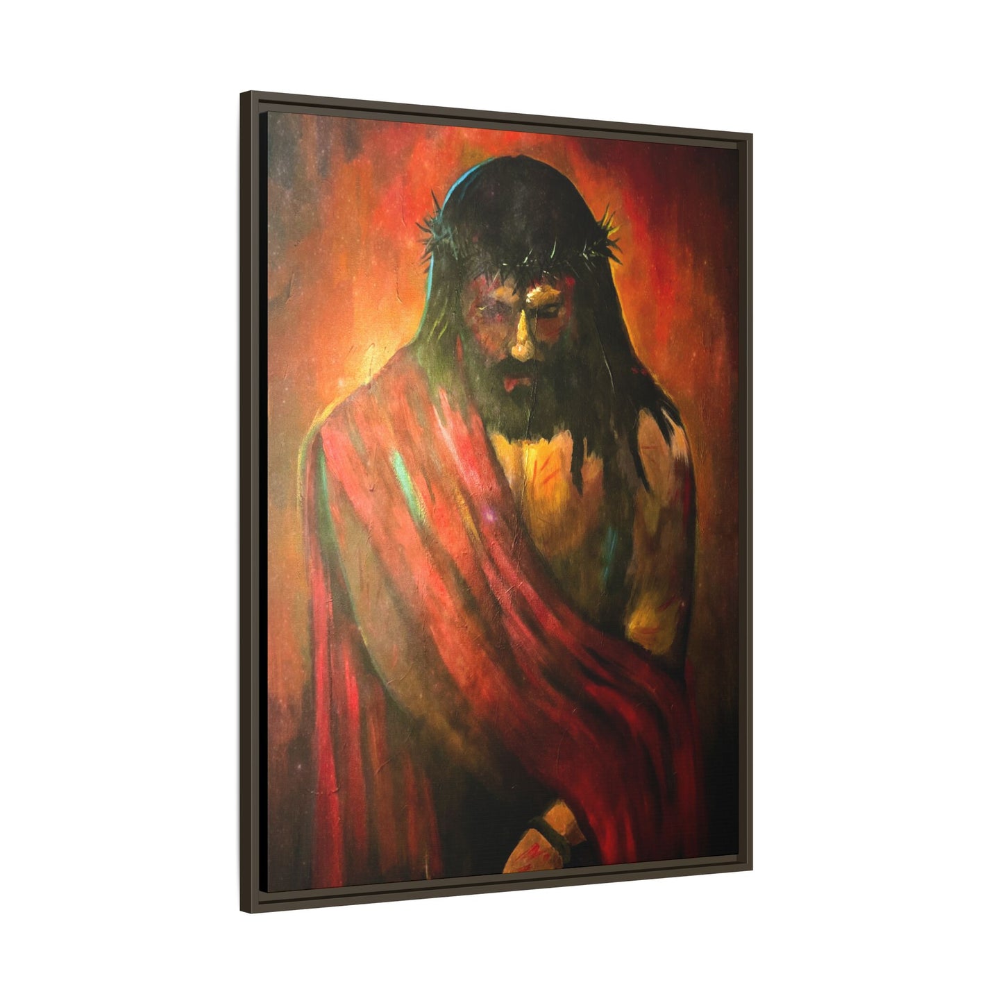 “KING of kings” Matte Canvas, Framed (Multi-color)