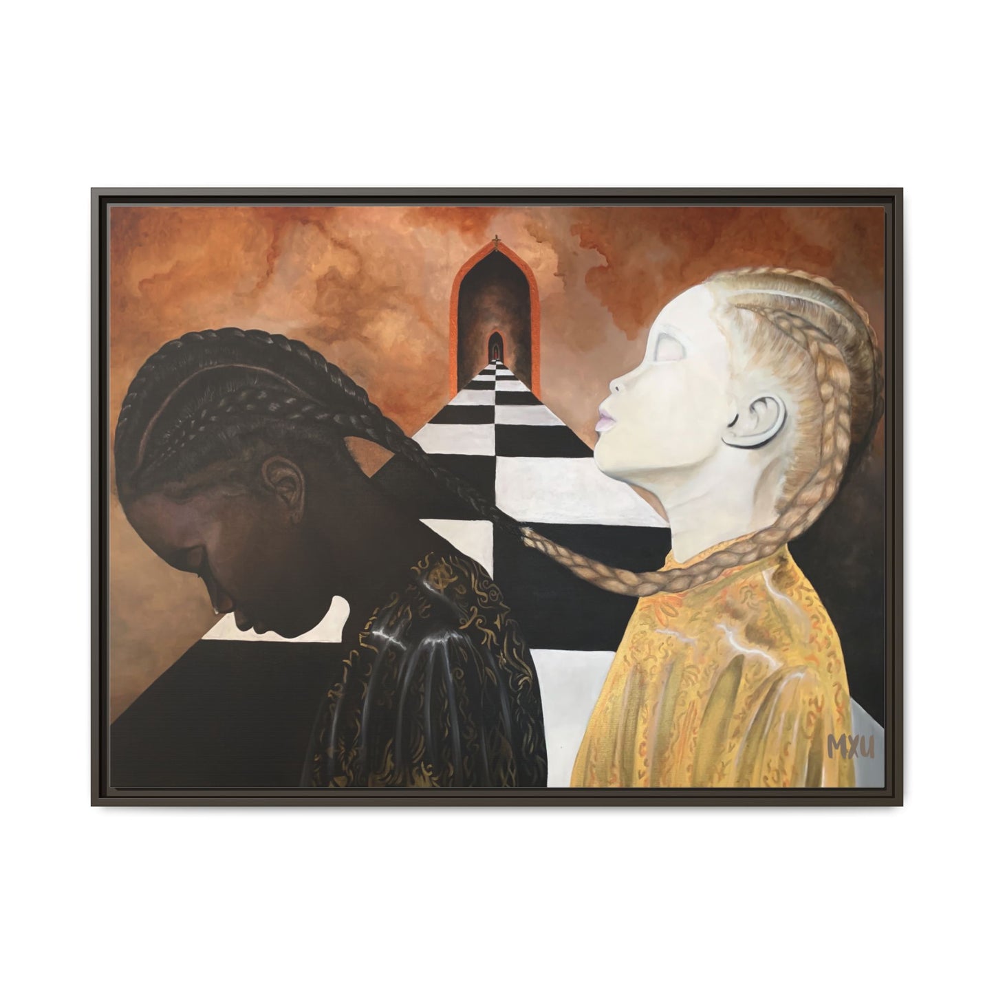 Matte Canvas, Framed (Multi-color)