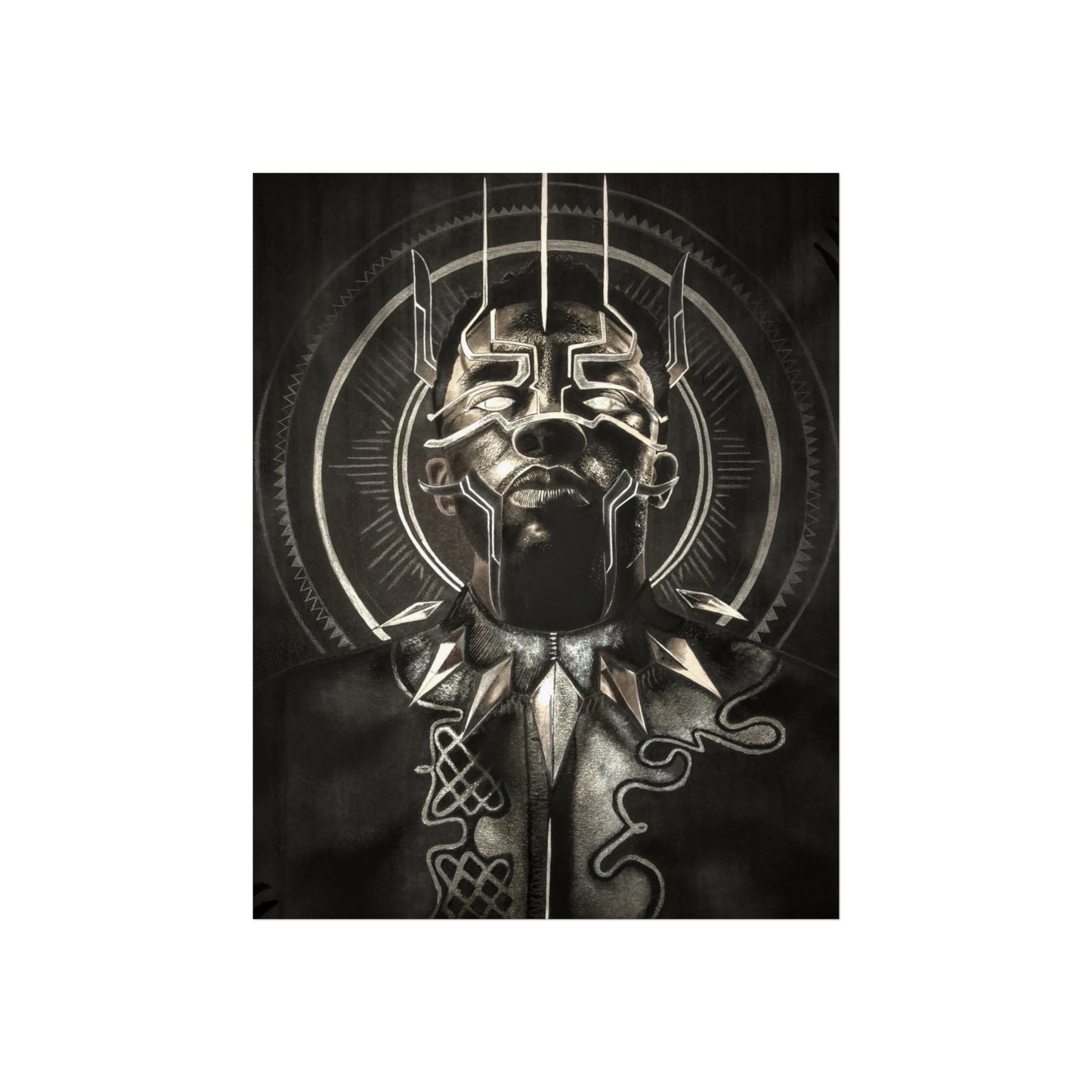 Bold Black Panther Fine Art Poster for Home Decor