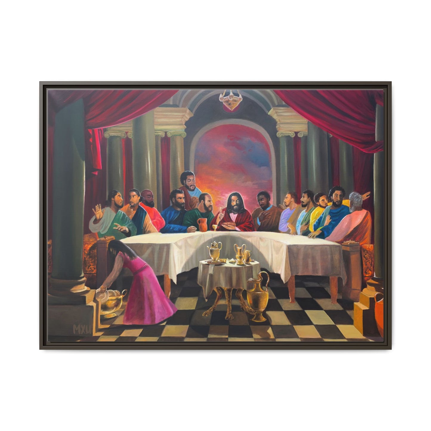 Last Supper Painting on Canvas print