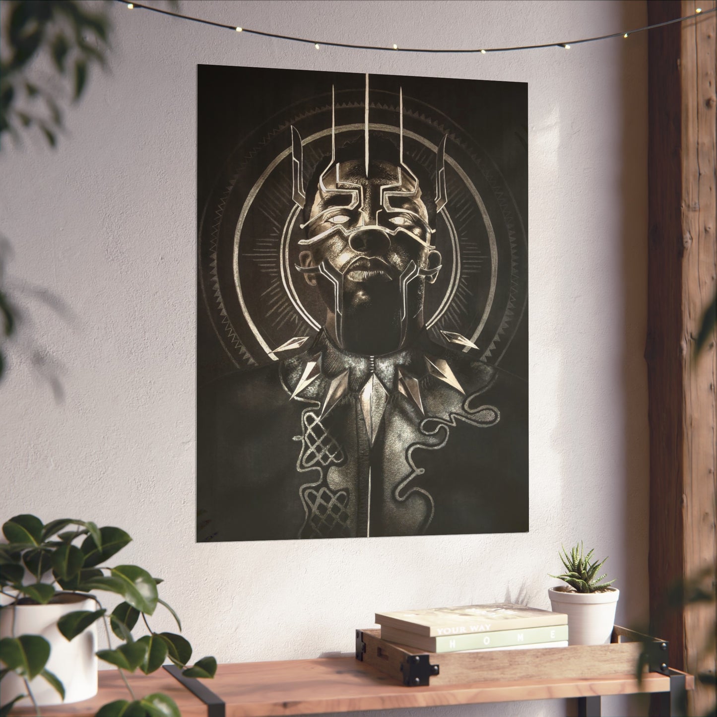 Bold Black Panther Fine Art Poster for Home Decor