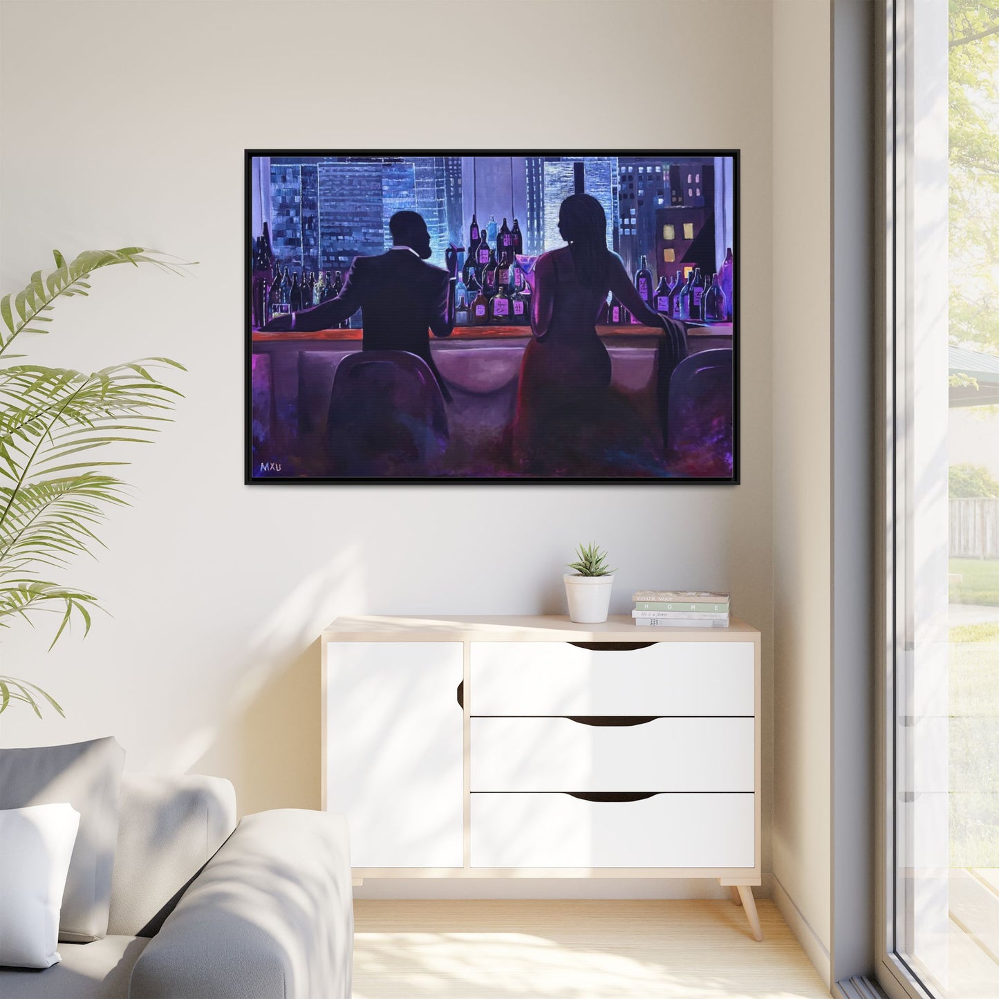 Matte Canvas, Framed (Multi-color)