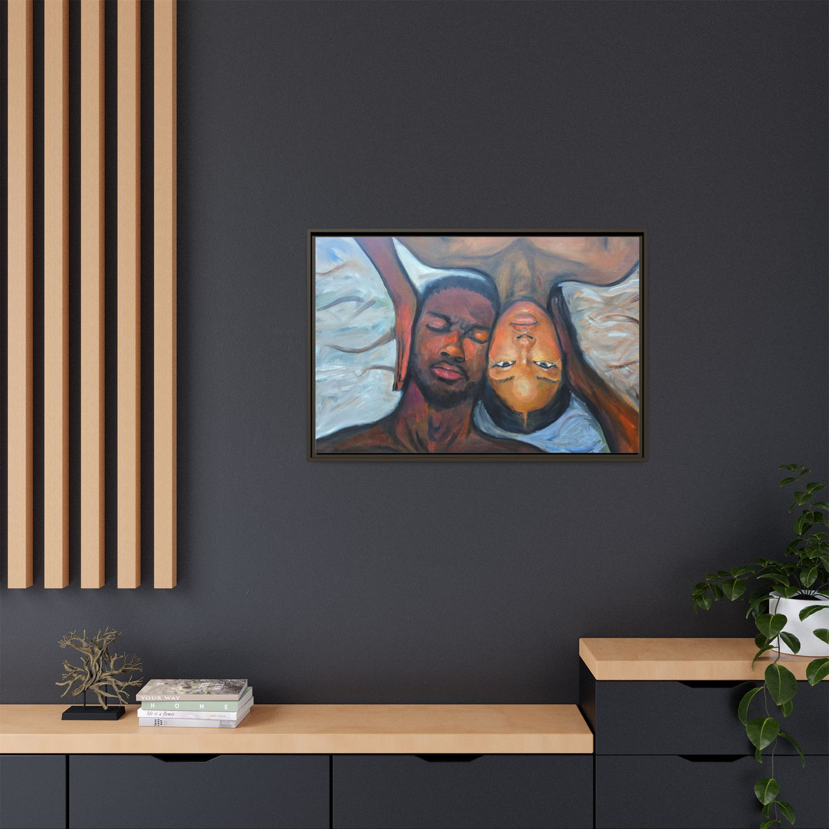 Matte Canvas, Framed (Multi-color)