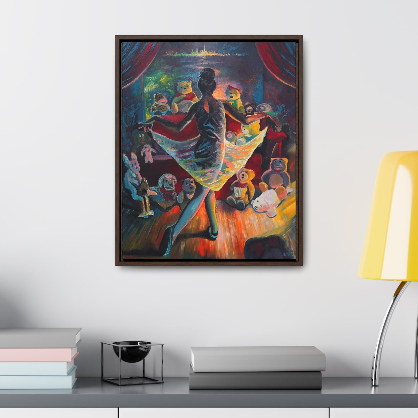 The Star of the Show | Fine Art Collectable | Framed Canvas Print