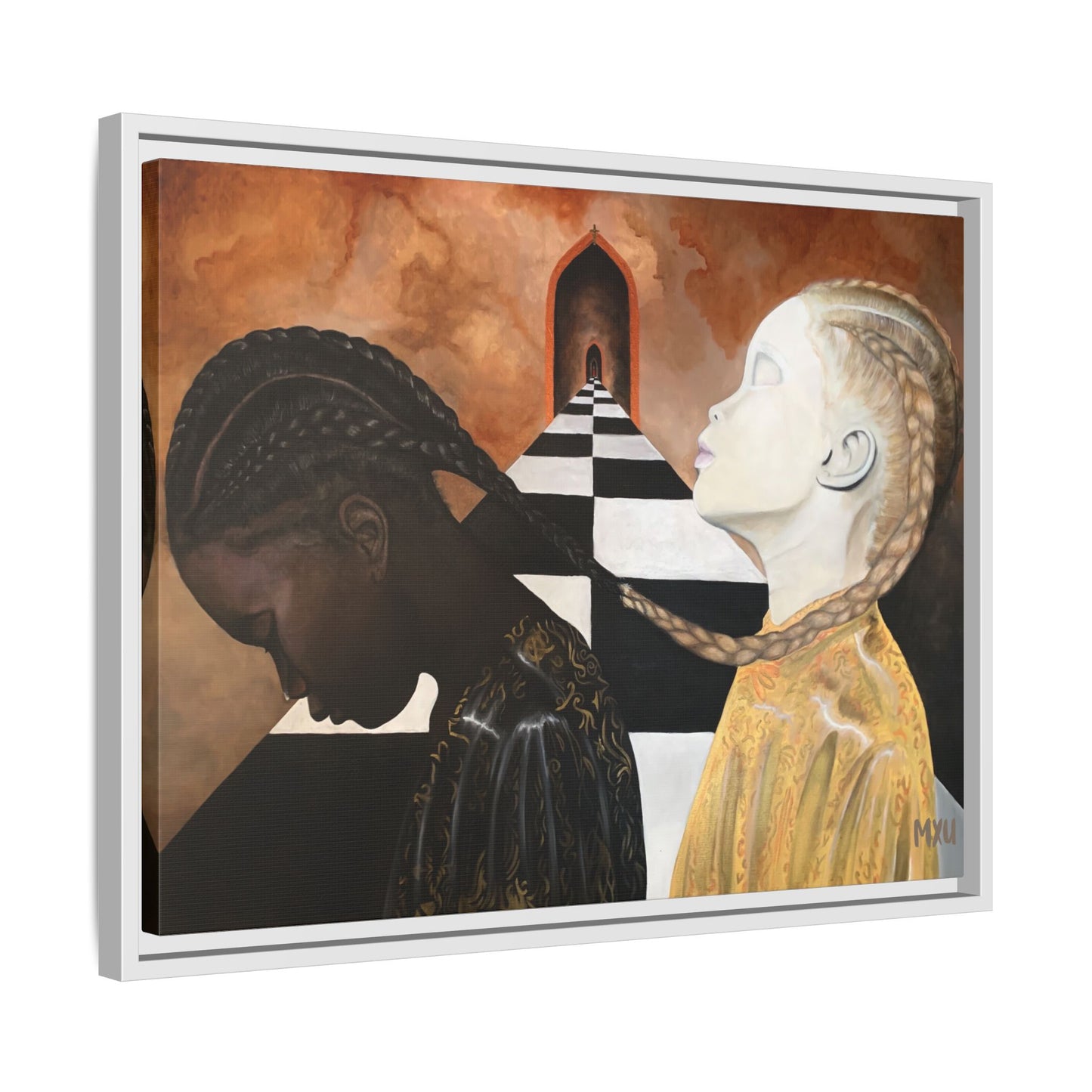 Matte Canvas, Framed (Multi-color)