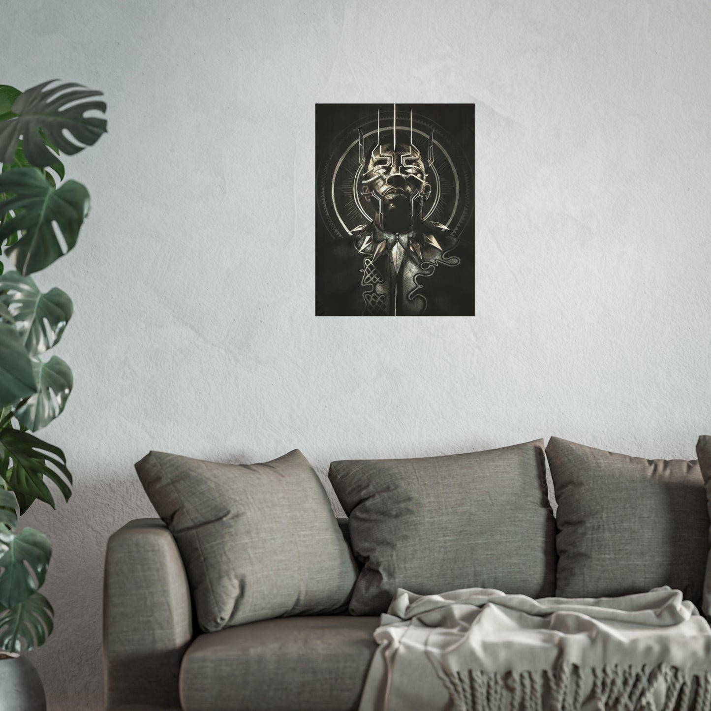 Bold Black Panther Fine Art Poster for Home Decor