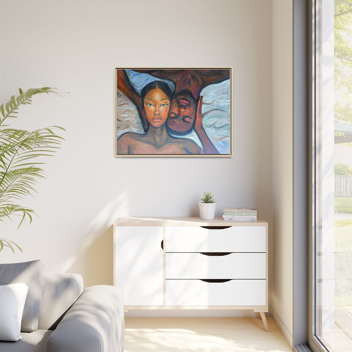 Matte Canvas, Framed (Multi-color)