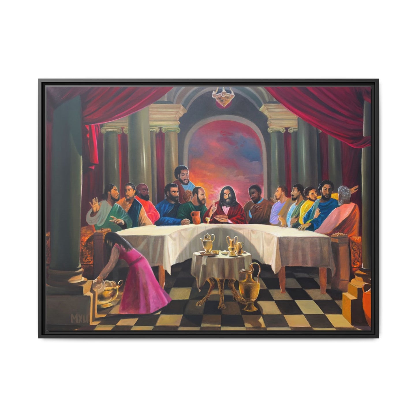 Last Supper Painting on Canvas print