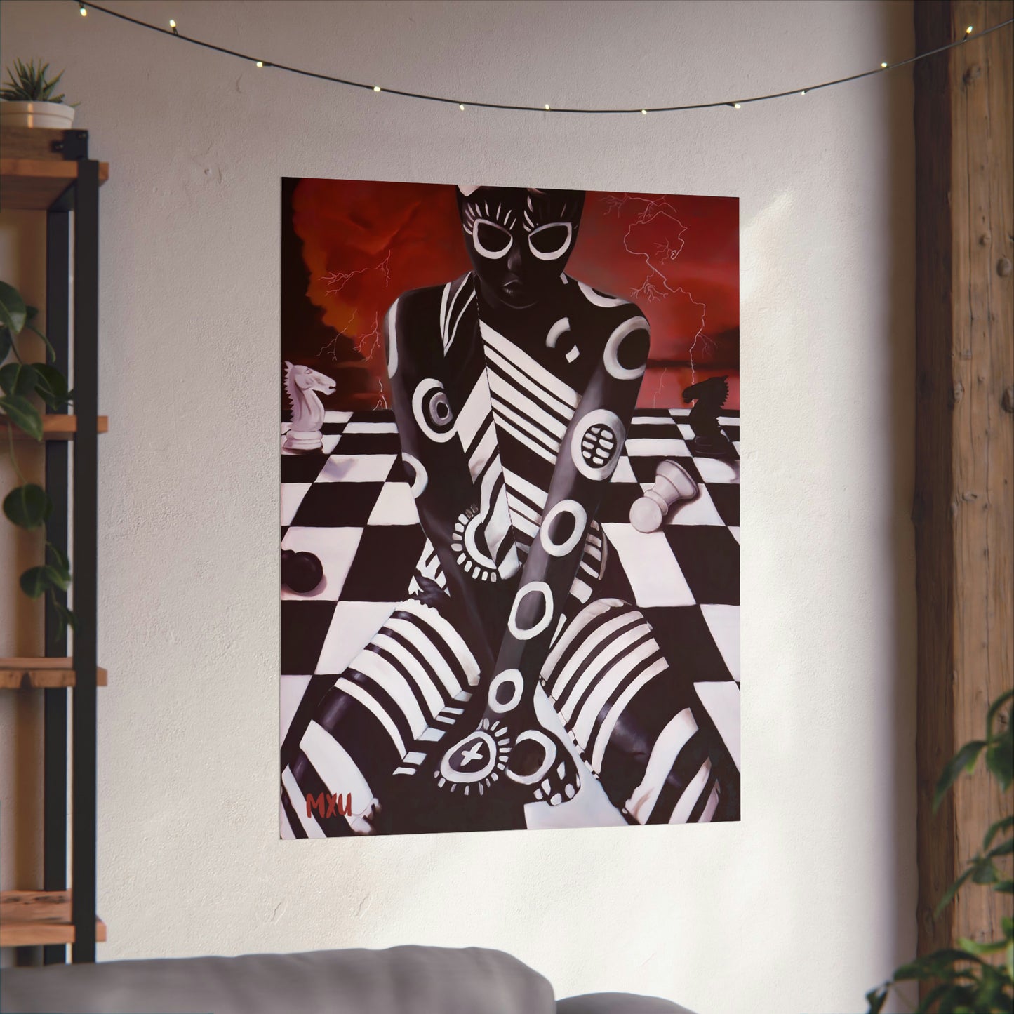 Stalemate Painting | Matte Vertical Posters