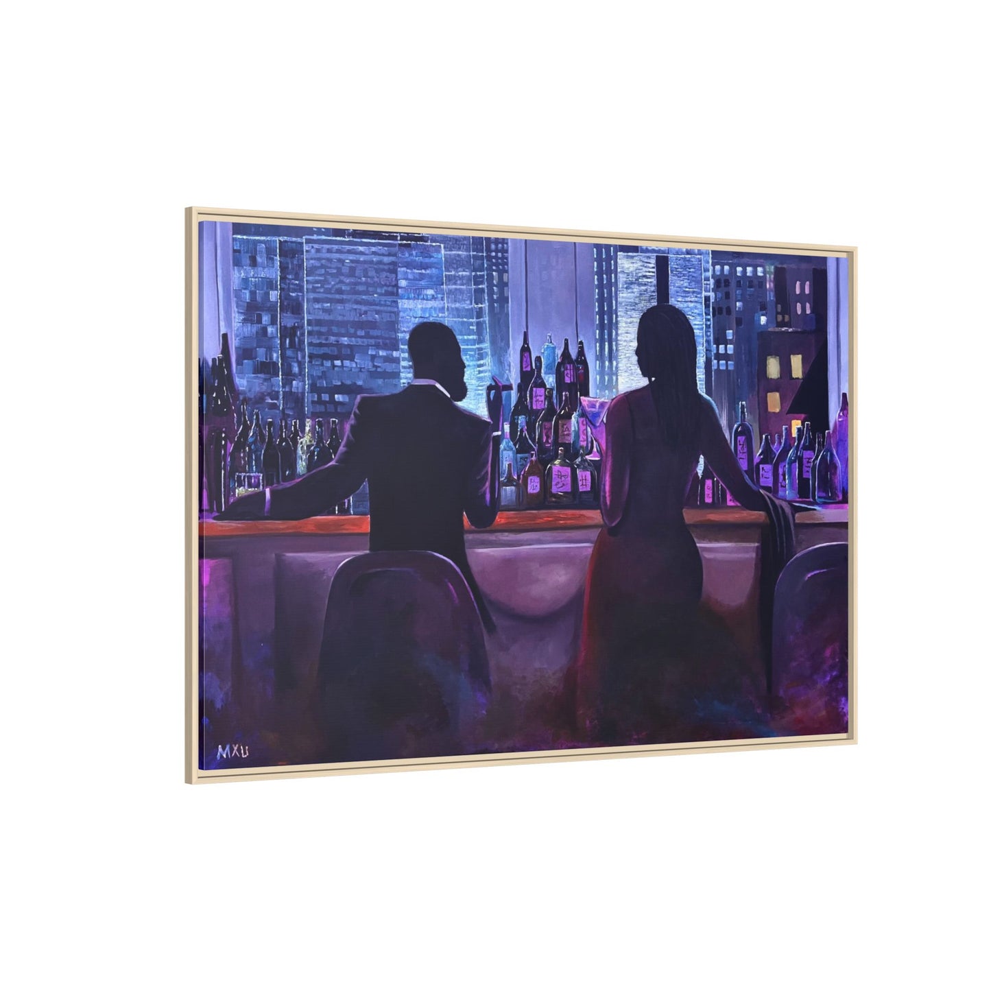 Matte Canvas, Framed (Multi-color)