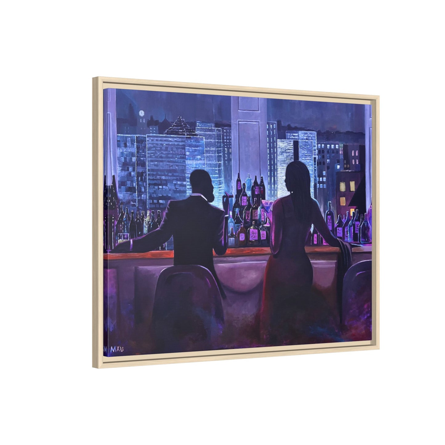 Matte Canvas, Framed (Multi-color)