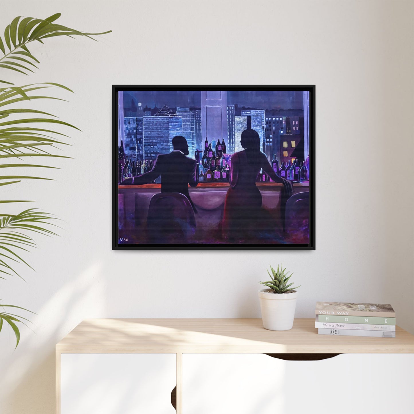 Matte Canvas, Framed (Multi-color)