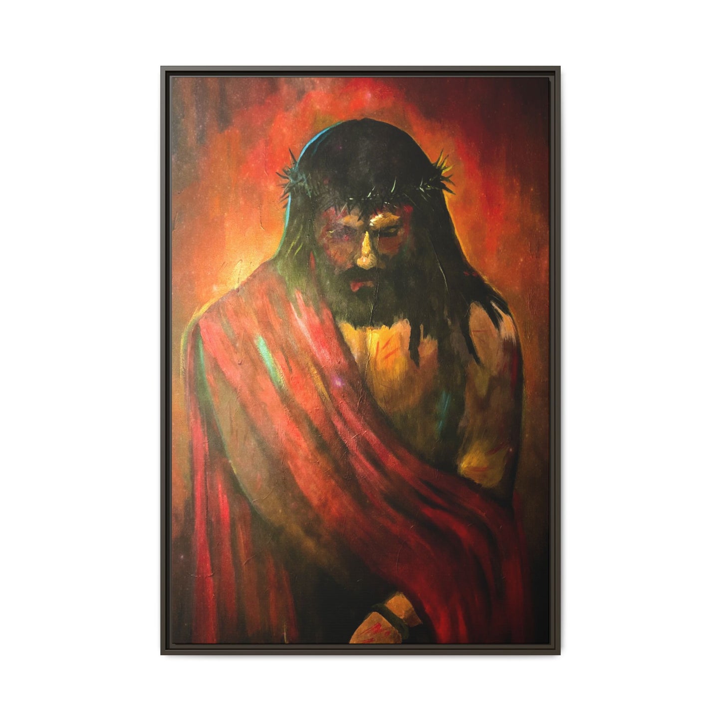 “KING of kings” Matte Canvas, Framed (Multi-color)