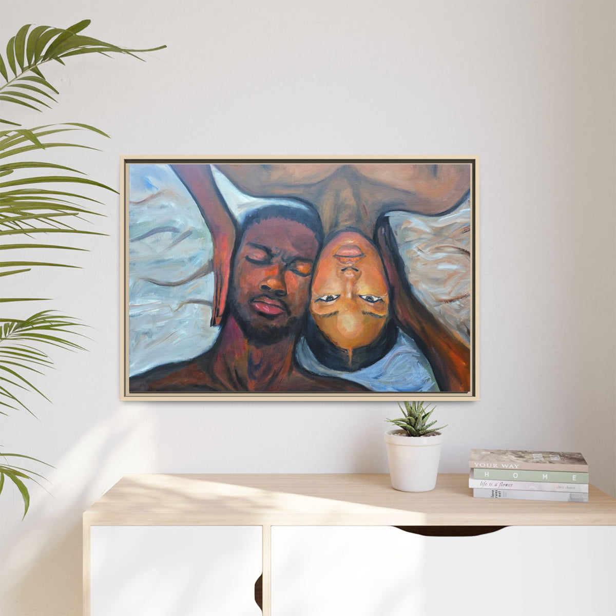 Matte Canvas, Framed (Multi-color)