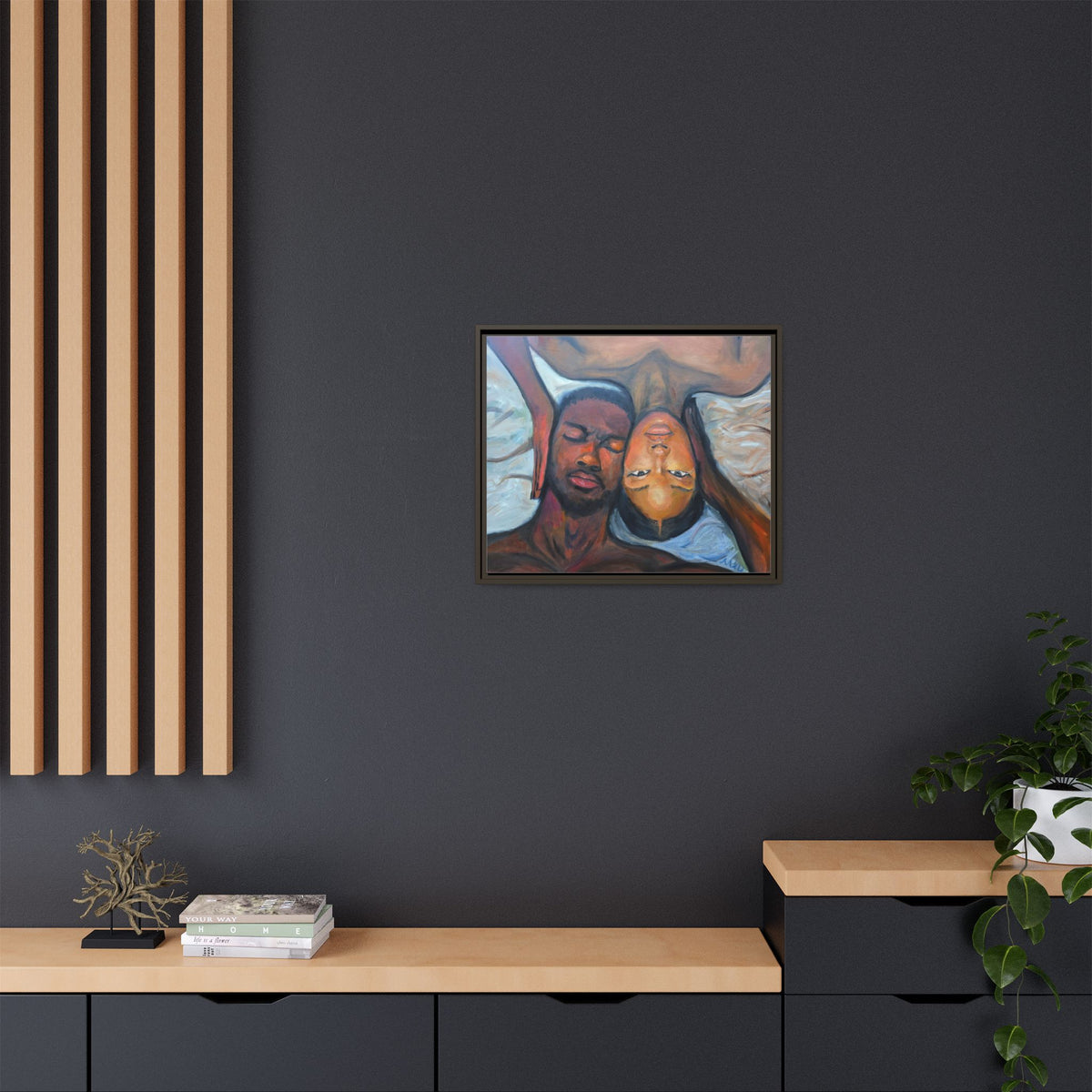 Matte Canvas, Framed (Multi-color)