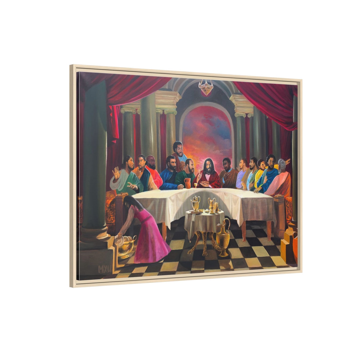 Last Supper Painting on Canvas print